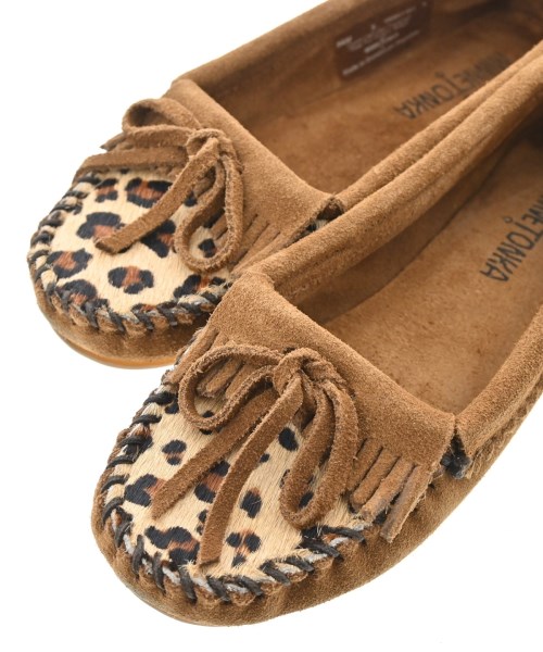 MINNETONKA（ミネトンカ）モカシン/デッキシューズ 茶 サイズ:US5(22cm位) レディース/2200677110080