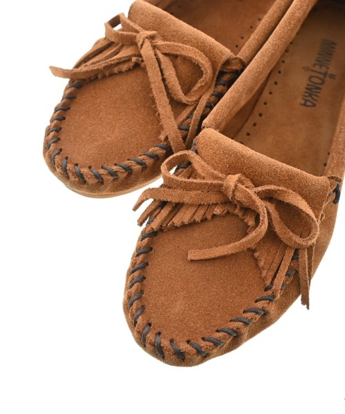 MINNETONKA（ミネトンカ）モカシン/デッキシューズ 茶 サイズ:US7(24cm位) レディース/2200678670026