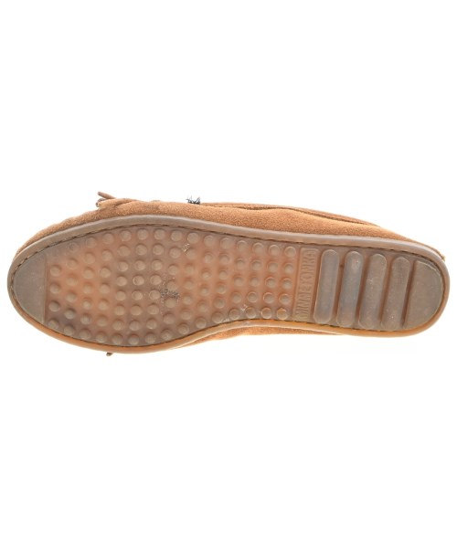 MINNETONKA（ミネトンカ）モカシン/デッキシューズ 茶 サイズ:US7 1/2(24.5cm位) レディース/2200678878019