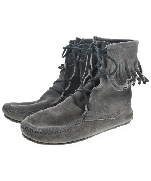 MINNETONKA(ミネトンカ)ブーツ グレー サイズ:US8(25cm位)/2200694124121