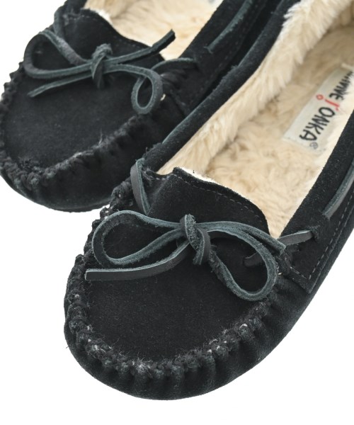 MINNETONKA（ミネトンカ）モカシン/デッキシューズ 黒 サイズ:US6(23cm位) レディース/2200655554226