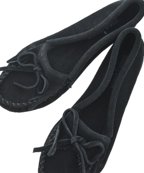 MINNETONKA（ミネトンカ）モカシン/デッキシューズ 黒 サイズ:US6(23cm位) レディース/2200655235156