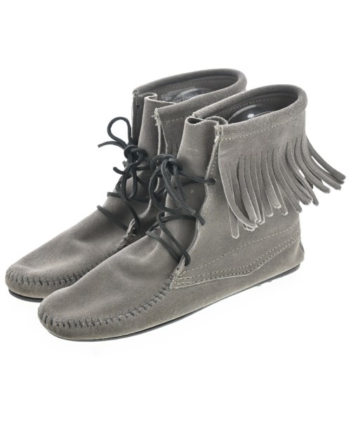 MINNETONKA(ミネトンカ)ブーツ グレー サイズ:UK9(27.5cm位)/2200660845012