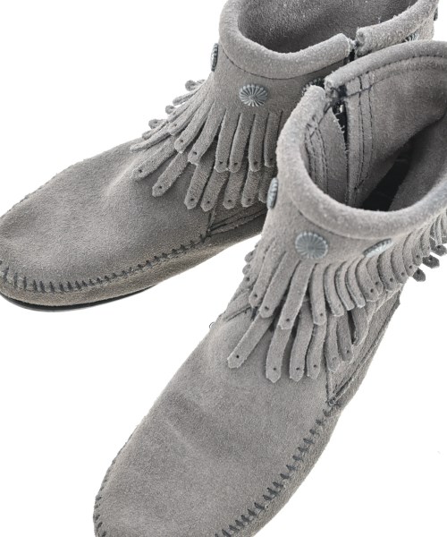 MINNETONKA（ミネトンカ）ブーツ グレー サイズ:US7(24cm位) レディース/2200657120153