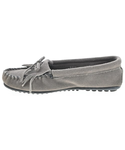 MINNETONKA（ミネトンカ）モカシン/デッキシューズ グレー サイズ:US6 1/2(23.5cm位) レディース/2200657120160