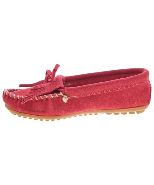 MINNETONKA（ミネトンカ）モカシン/デッキシューズ 赤 サイズ:US5(22cm位) レディース/2200717932023