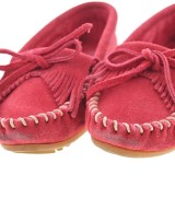 MINNETONKA（ミネトンカ）モカシン/デッキシューズ 赤 サイズ:US5(22cm位) レディース/2200717932023