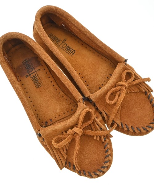 MINNETONKA（ミネトンカ）モカシン/デッキシューズ 茶 サイズ:US6(23cm位) レディース/2200719666100