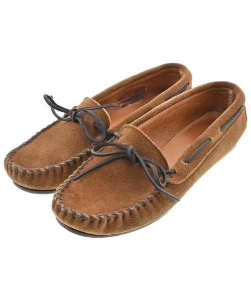 MINNETONKA(ミネトンカ)モカシン/デッキシューズ 茶 サイズ:US7(24cm位)/2200629565111