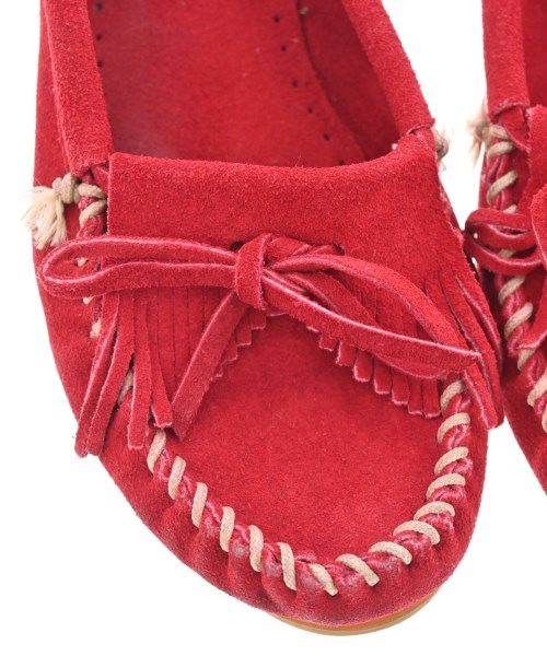 MINNETONKA（ミネトンカ）モカシン/デッキシューズ 赤 サイズ:US6 1/2(23.5cm位) レディース/2200640120771