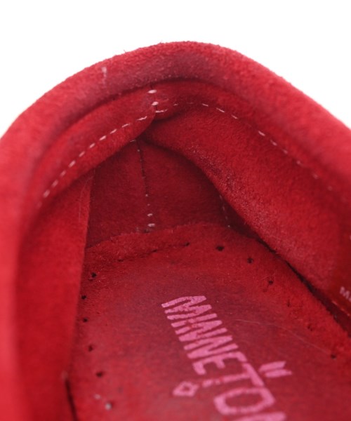 MINNETONKA（ミネトンカ）モカシン/デッキシューズ 赤 サイズ:US6 1/2(23.5cm位) レディース/2200640120771