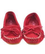 MINNETONKA（ミネトンカ）モカシン/デッキシューズ 赤 サイズ:US6 1/2(23.5cm位) レディース/2200640120771