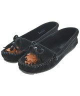 MINNETONKA（ミネトンカ）モカシン/デッキシューズ 黒 サイズ:US7 1/2(24.5cm位) レディース/2200717521029