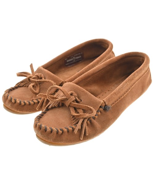 MINNETONKA(ミネトンカ)モカシン/デッキシューズ 茶 サイズ:US5 1/2(22.5cm位)/2200682856041