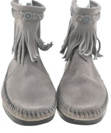 MINNETONKA（ミネトンカ）ブーツ グレー サイズ:US7 1/2(24.5cm位) レディース/2200689995101