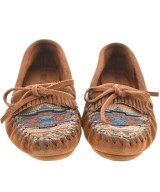 MINNETONKA（ミネトンカ）モカシン/デッキシューズ 茶 サイズ:US6(23cm位) レディース/2200689995118
