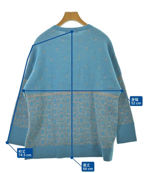 mint designs（ミントデザインズ）ニット・セーター 青 サイズ:2(M位) レディース/2200669166019