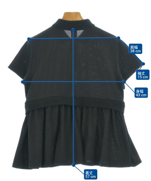 mint designs（ミントデザインズ）ポロシャツ 黒 サイズ:3(L位) レディース/2200703054104