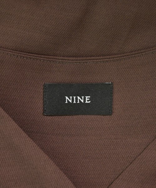 NINE（ナイン）ブラウス 茶 サイズ:F レディース/2200681933026