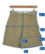 mother（マザー）ショートパンツ カーキ サイズ:SF レディース/2200631134329