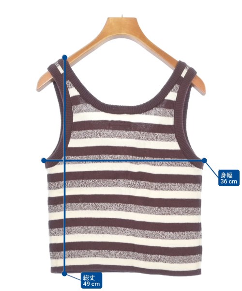 mother（マザー）ベスト/ノースリーブ 茶 サイズ:-(S位) レディース/2200631141143