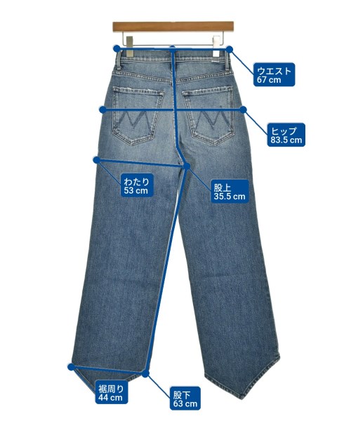 mother（マザー）デニムパンツ 青 サイズ:-(M位) レディース/2200631141594