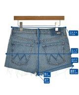 mother（マザー）ショートパンツ 青 サイズ:-(M位) レディース/2200631141686