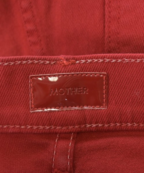 mother（マザー）デニムパンツ 赤 サイズ:-(M位) レディース/2200631147572