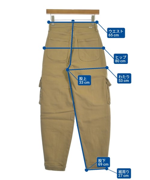 mother（マザー）カーゴパンツ ベージュ サイズ:S レディース/2200631158776