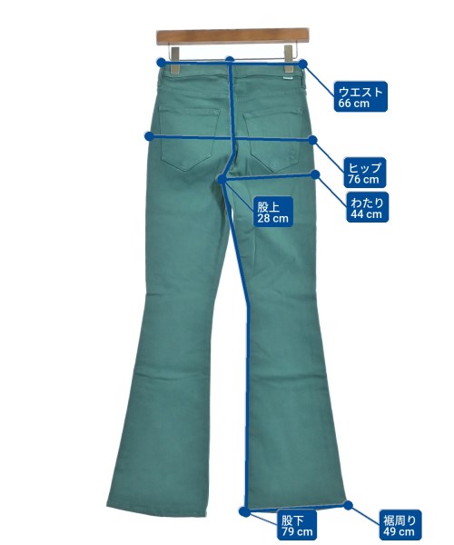 mother（マザー）デニムパンツ 緑 サイズ:S レディース/2200631161431