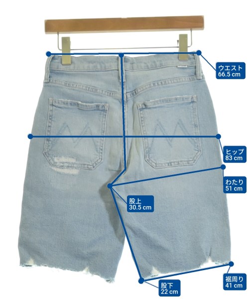 mother（マザー）ショートパンツ 紺 サイズ:SF レディース/2200631161578