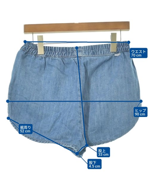 mother（マザー）ショートパンツ 紺 サイズ:SF レディース/2200631161592