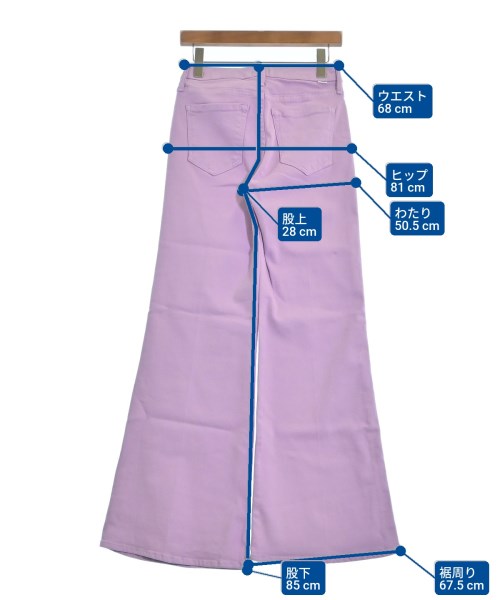 mother（マザー）デニムパンツ 紫 サイズ:S レディース/2200631161776