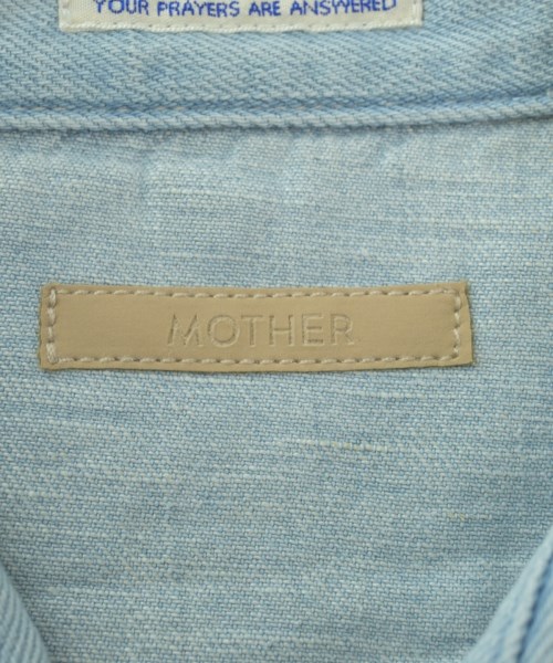 mother（マザー）カジュアルシャツ 青 サイズ:F レディース/2200631163787