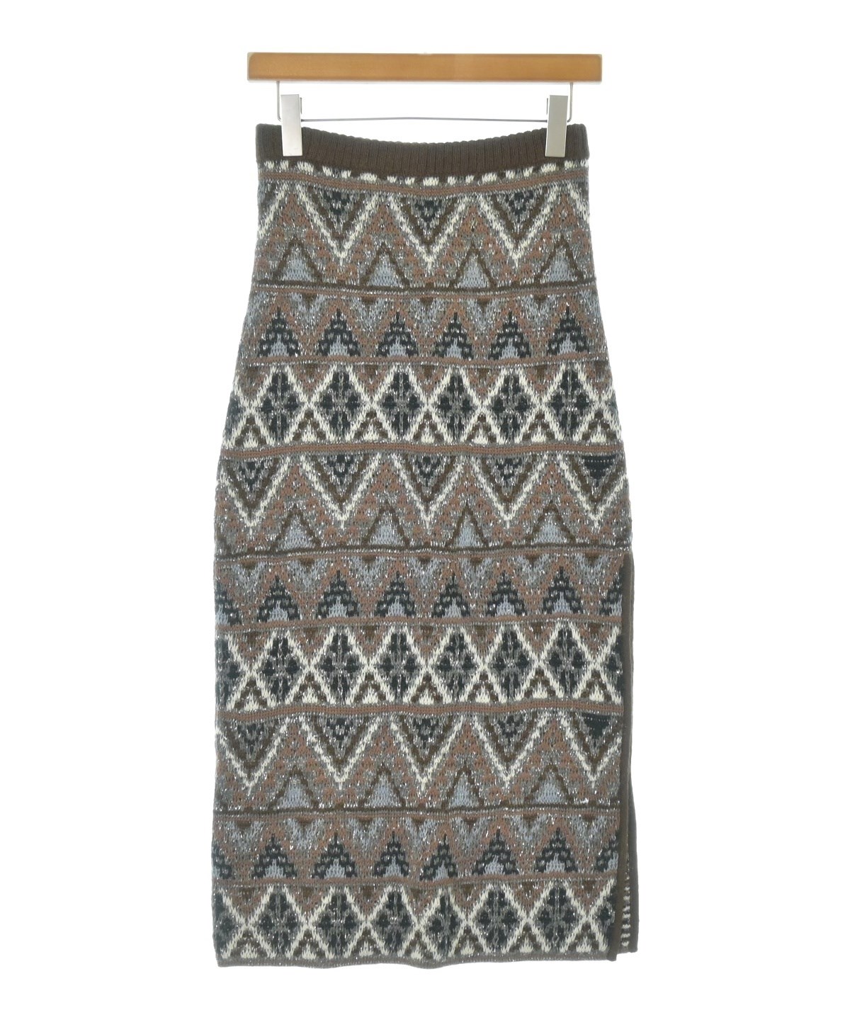 mother（マザー）ロング・マキシ丈スカート 茶 サイズ:-(M位  