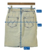 mother（マザー）ひざ丈スカート 青 サイズ:S レディース/2200631165828