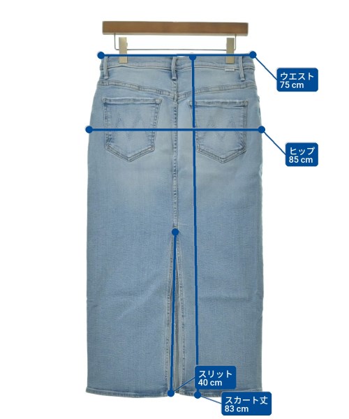 mother（マザー）ロング・マキシ丈スカート 青 サイズ:S レディース/2200631165866