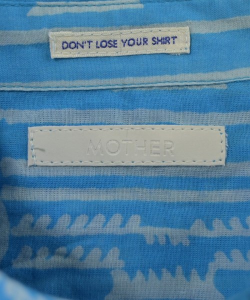 mother（マザー）カジュアルシャツ 青 サイズ:SF(M位) レディース/2200631170716