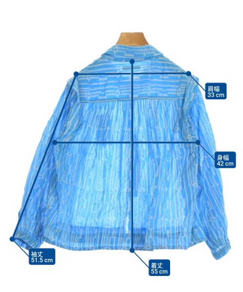 mother（マザー）カジュアルシャツ 青 サイズ:SF(M位) レディース/2200631170716