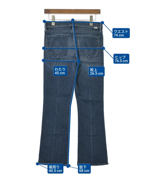 mother（マザー）デニムパンツ 紺 サイズ:SF(M位) レディース/2200631174028