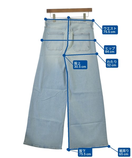 mother（マザー）デニムパンツ 青 サイズ:SF(L位) レディース/2200631174110