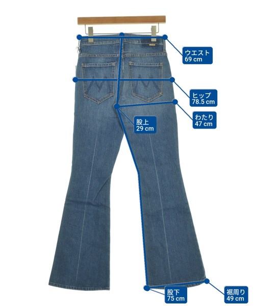 mother（マザー）デニムパンツ 青 サイズ:S レディース/2200631174196