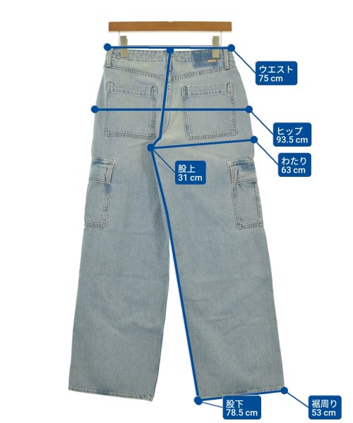 mother（マザー）デニムパンツ 青 サイズ:SF(M位) レディース/2200631174288