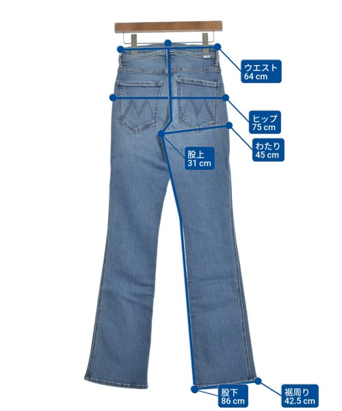 mother（マザー）デニムパンツ 紺 サイズ:SF(S位) レディース/2200631174400