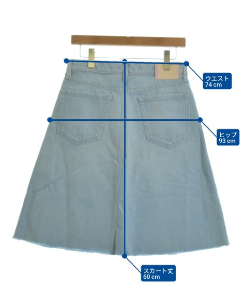 mother（マザー）ロング・マキシ丈スカート 青 サイズ:SF レディース/2200631175353