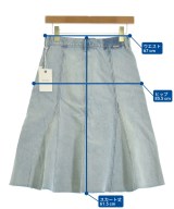 mother（マザー）ロング・マキシ丈スカート 青 サイズ:F レディース/2200631175964