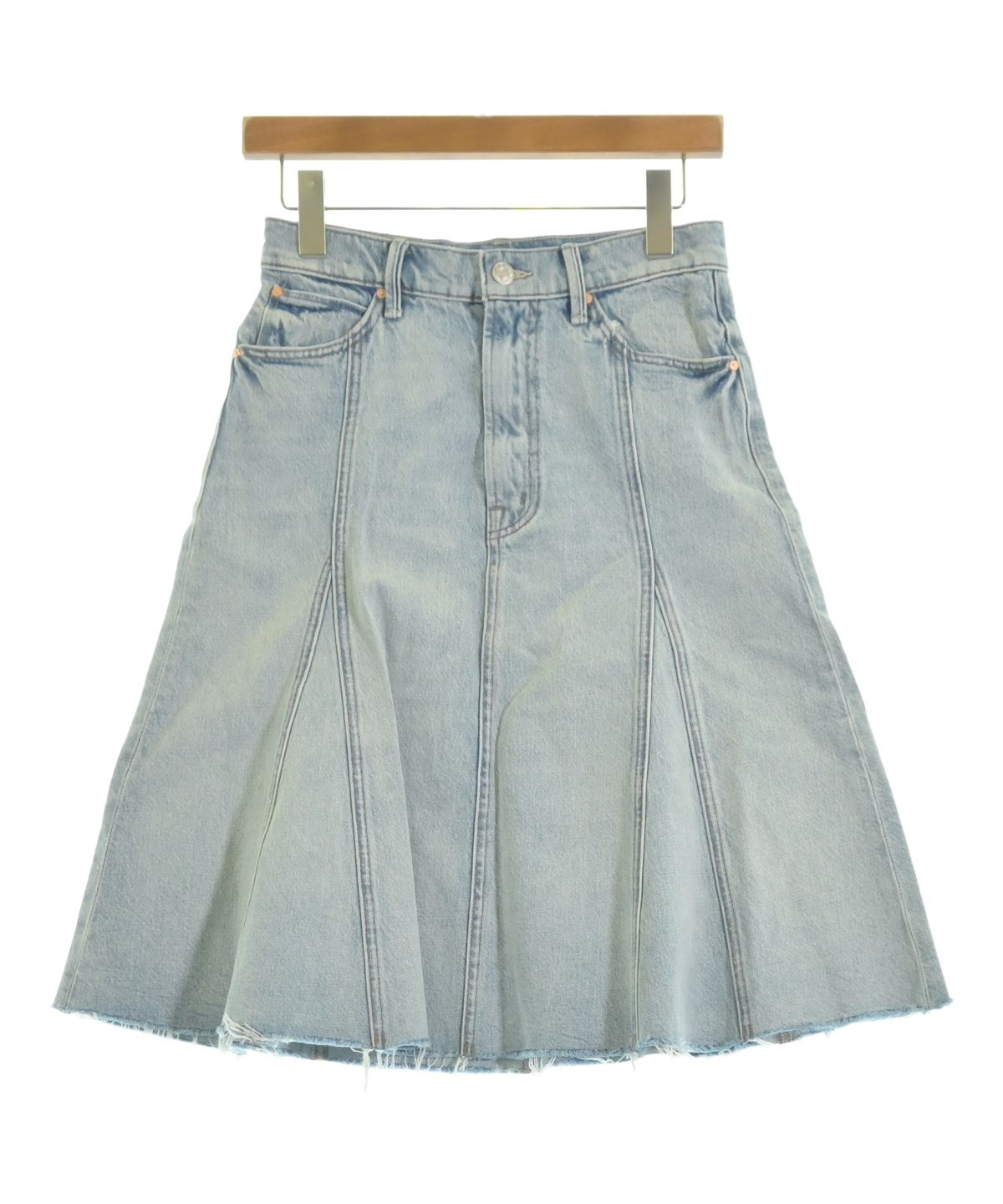 mother（マザー）ロング・マキシ丈スカート 青 サイズ:F レディース