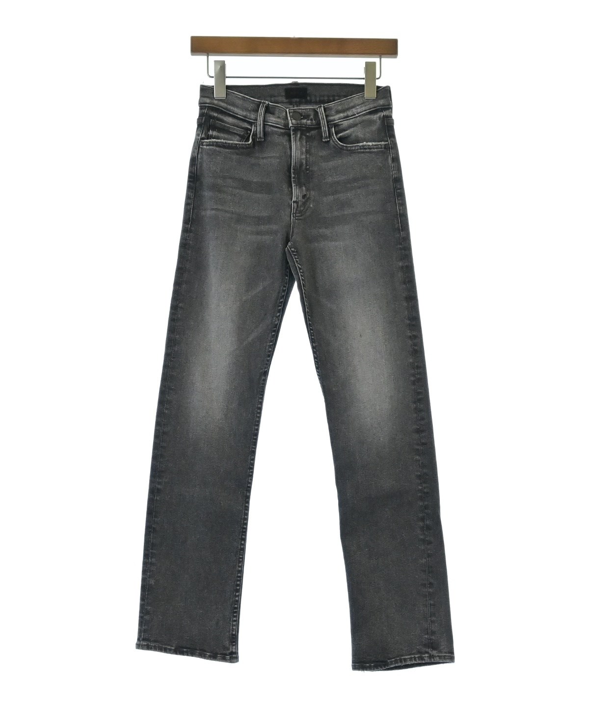 マザー　デニム　ダークグレー mother（マザー）デニムパンツ グレー サイズ:-(S位) レディース