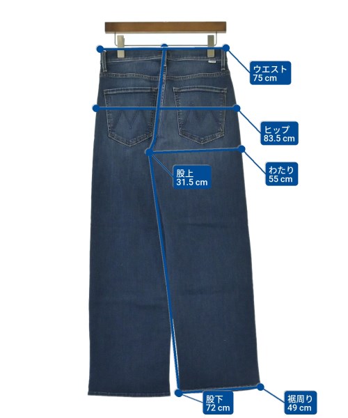 mother（マザー）デニムパンツ 青 サイズ:-(M位) レディース/2200631176794