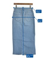 mother（マザー）ロング・マキシ丈スカート 青 サイズ:SF レディース/2200631178507